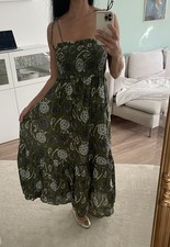 Zara Boho Maxikleid Midikleid