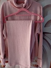 Damen Hosenanzug Stickware Gr.L Rosa