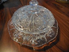 Butterglocke Kristallglas