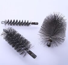Heizkesselbürste Kesselbürsten Kaminbesen Ofenbürste aus Stahldraht 9 Größen