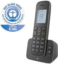 Telekom Sinus 207 Pack DECT Mobilteil Schwarz Analog Beleuchtetes Display