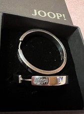 Schöne Joop! Creolen Klappcreolen Silber 925 29mm x 4mm breit  Hochglanzpoliert 