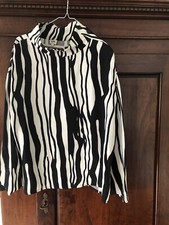 Schicke Damen Animal Print Viskose Bluse Gr 14 NEU Neupreis 98€