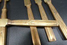 Jugenstil Besteck Stahl Bronze Dreizack Wüsthof Trident Antik