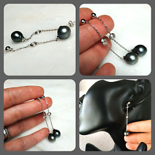 Südsee Tahiti Perlen Ohrringe