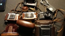 Konvolut Vintage Fotokameras ungeprüft, Zeiss, Minolta,Kodak,Voigtländer