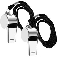 Pfeife Edelstahl 2 Stück