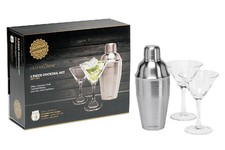 Cocktail Shaker mit 2 Gläsern