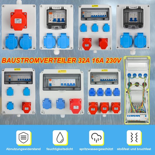 Ip54 baustromverteiler - ip54,