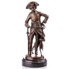 Bronze Skulptur König