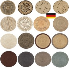 Teppich Jute Geflochten Rund