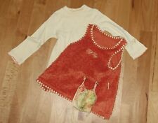 Toff Togs extravagantes Langarm Shirt + Tunika Faux Pelz Fell Gr 98 / 104 