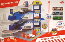 Parkgarage Dickie Toys SOS Rescue Station POLIZEI Auto DG280920 / 203718000