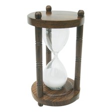 Sanduhr 15 Min. aus Holz 8,5 x 15,5 cm Sea-Club