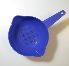 Tupperware, Goldregen, Handsieb für Recht.-& Linkshänder blau, neu