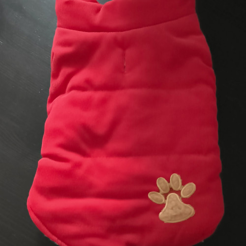 Roter hundemantel aus - hundemantel,