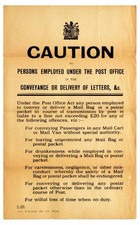 Post Post Postbote Postbote Original Plakat