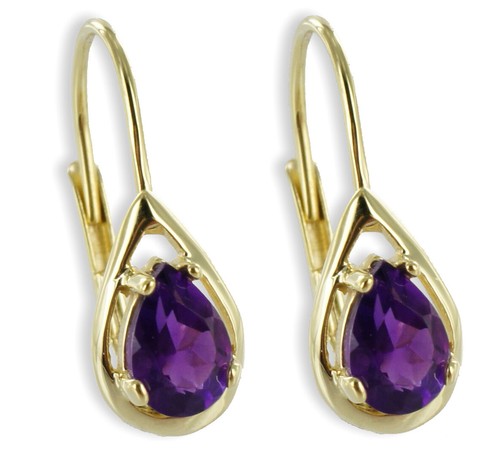 Echt gold amethyst - gold, 💧