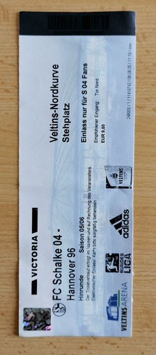 Eintrittskarte schalke 04 - eintrittskarte,