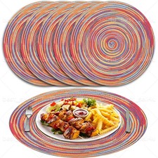 6er Set Tischsets Rund