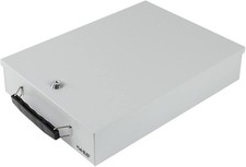 HMF Abschließbare Dokumentenkassette DIN A4 Dokumentenbox Tischtresor