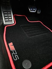 RS DesignFußmatten mit gesticktem Logo Für Skoda Octavia RS (Bj. 1997–2025) 