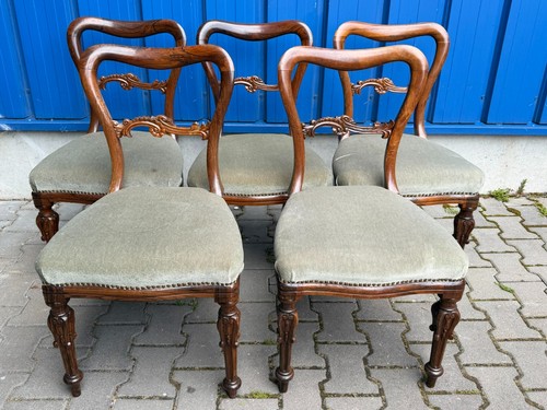 Set antike biedermeier stühle - biedermeier,