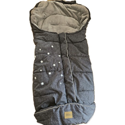 Fußsack fillikid grau mit - fußsack,
