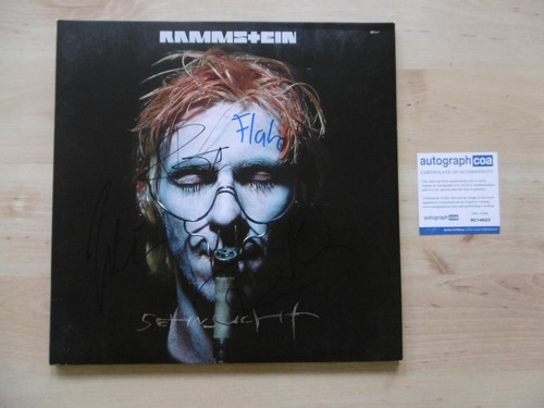 Rammstein original autogramme - rammstein,