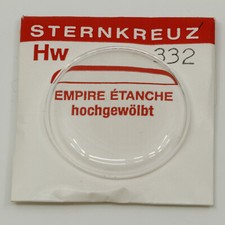 Uhrenglas Sternkreuz HW hochgewölbt Uhrglas Flume Armbanduhren Taschenuh 12-40mm
