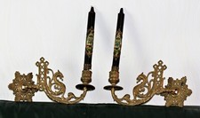 Antike Klavier Kerzenleuchter