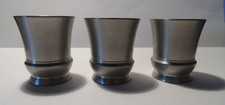 3 Zinnbecher Schnapsbecher