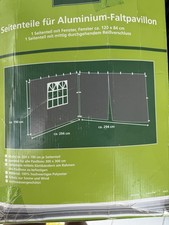 Aluminium Faltpavillon Seitenteile Anthrazit