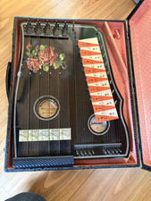 KONZERT-VIOLIN-HARFE, Zither, ca 100 Jahre alt