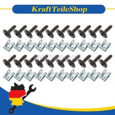 40 Teile Blechmutter Torx Schrauben Klammer Clips für VW BMW Audi Skoda Seat