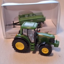 WIKING 1:87 Nr. 393 01 32 + 0388 07 John Deere 6920 S + Brantner Einachskipper