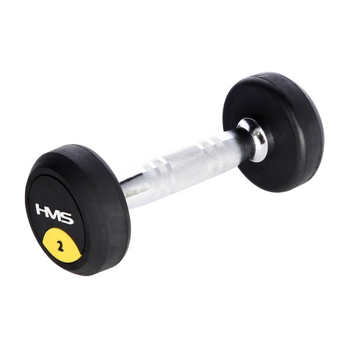 Pro gummi hantel hms - 2, kg