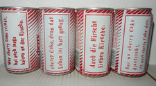 4 alte 1980's COCA COLA CHERRY