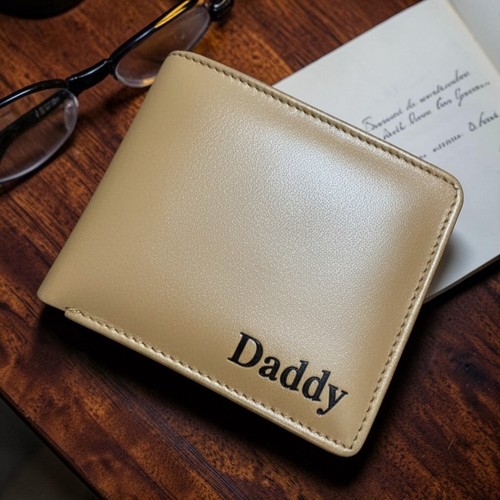 Personalisierte geldbörse mit - personalisierte,