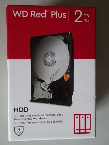 Red plus hdd in ovp - tb,
