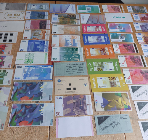 Konvolut stück testgeld - stück,