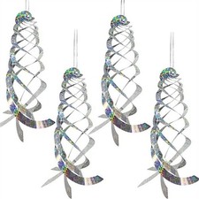 5X Windspirale Vogelabwehr Reflektierend Vogelschreck Spirale Windspiel Vogel