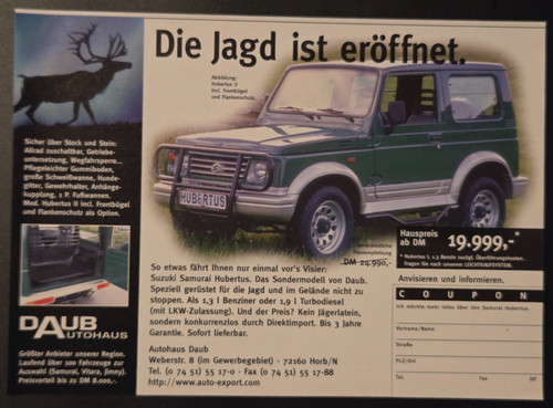 Suzuki samurai hubertus - suzuki,