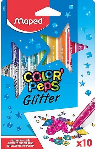 Maped glitzer filzstifte - glitzer,