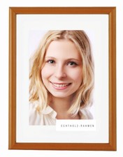 Holzbilderrahmen "Classic PHR" hellbraun Echtholzrahmen  verschiedene Größen 