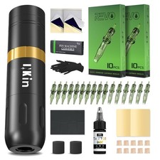 Tattoo Maschine Set kabellos Ultra mit Akku 1500mAh tattoos Nadel Zubehör