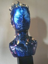 Deko Büste Frau Mystisch Unikat Kunst Handmade Abstrakt Einmalig Magic