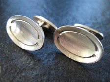 Manschettenknöpfe Silber 925 Georg Jensen Dänemark No 75 A von ca. 1975