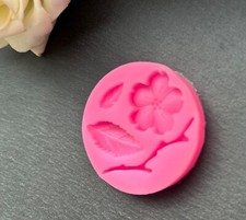 Fondantform pfirsichblüte - 3d,