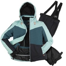 Killtec Skianzug Damen Frauen Skijacke + Skihose 36-46 Blau Schwarz Winterjacke